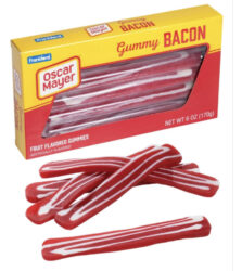 Oscar meyer realistic fruit flavoured gummy bacon candy from vat19