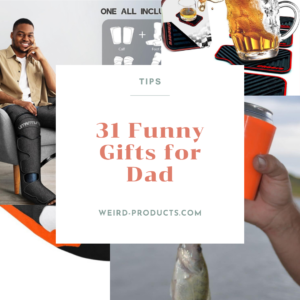 Funny gifts for dad listicle image.