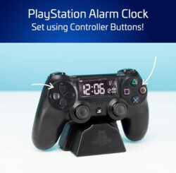 Paladone Playstation Controller Alarm Clock Classic black version.